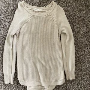 Modern neutral knit tunic